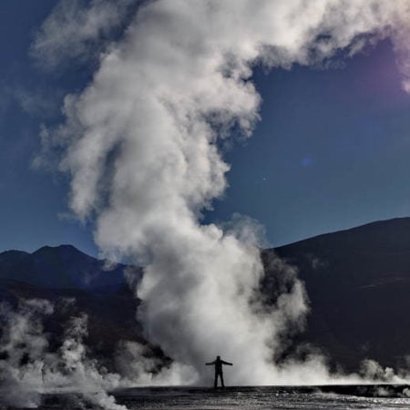 Inmensidad en los geisers del Tatio